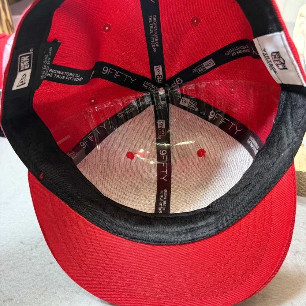 New Era‎ Kansas City Chiefs NFL 9FIFTY Snapback Hat Red Embroidered Logo
